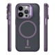 Etteri Morning Fog Back Case with MagSafe priekš Apple iPhone 15 Pro - Violets - silikona-plastikāta aizmugures apvalks / bampers-vāciņš