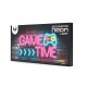 Forever Neolia Decorative Neon Plexi LED Light 40 x 20 x 2 cm (USB Plug) - Game Time - Dekoratīva neona LED lampa