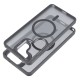 Forcell F-Protect Shadow Stand Premium Back Case with MagSafe priekš Samsung Galaxy A57 5G A576 - Pelēks - silikona-plastikāta aizmugures apvalks / bampers-vāciņš