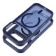 Forcell F-Protect Shadow Stand Premium Back Case with MagSafe priekš Samsung Galaxy S26 Ultra 5G - Zils - silikona-plastikāta aizmugures apvalks / bampers-vāciņš