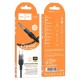 Hoco UPA27 Type-C to 3.5mm Male Stereo Aux Audio cable (length: 1.2M) - Melns - audio vads kabelis