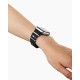 iDeal of Sweden Silicone M-L Watch Band priekš Apple Watch 42 / 44 / 45 / 46mm / Ultra 49 mm - Black - silikona siksniņa (josta) priekš pulksteņiem