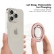 Tech-Protect MMR300 Magnetic MagSafe Ring Phone Holder - Rozā Zelts - Universālais magnētisks gredzens-turētājs telefonam