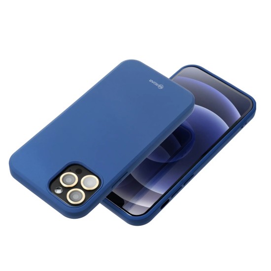 RoarKorea All Day Colorful Jelly Case priekš Samsung Galaxy A17 4G A175 / A17 5G A176 - Zils - matēts silikona apvalks / bampers-vāciņš