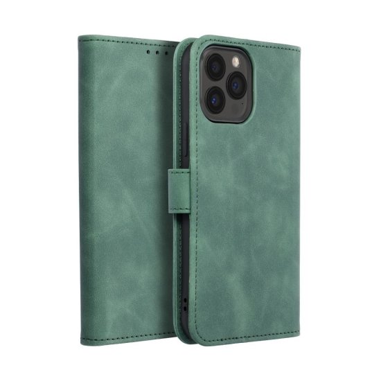 Forcell Tender Book Case priekš Samsung Galaxy A27 5G A276 - Tumši Zaļš - sāniski atverams maciņš ar stendu / grāmatveida maks