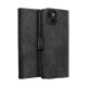 Forcell Tender Book Case priekš Xiaomi Redmi Note 13 Pro 5G - Melns - sāniski atverams maciņš ar stendu / grāmatveida maks