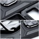 Nitro Armored Hybrid Back Case priekš Samsung Galaxy A27 5G A276 - Melns - triecienizturīgs silikona-plastikāta aizmugures apvalks ar gredzenu / bampers-vāciņš