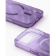 iDeal of Sweden Glitter Glow Back Case with MagSafe priekš Apple iPhone 17 Pro - Amethyst Mist - silikona-plastikāta aizmugures apvalks / bampers-vāciņš