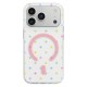 Bubble Dots MagSafe Back Case priekš Apple iPhone 16 Pro Max - Balts - silikona-plastikāta aizmugures apvalks / bampers-vāciņš