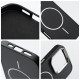Frame MagSafe Back Case priekš Samsung Galaxy S25 FE 5G S731 - Melns - matēts silikona aizmugures apvalks / bampers-vāciņš
