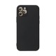 Forcell Silicone Lite Back Case priekš Xiaomi 17T - Melns - matēts silikona aizmugures apvalks / bampers-vāciņš