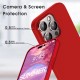 X-Level Guardian Series Frosted TPU Case priekš Samsung Galaxy A54 5G A546 - Sarkans - matēts silikona aizmugures apvalks / bampers-vāciņš