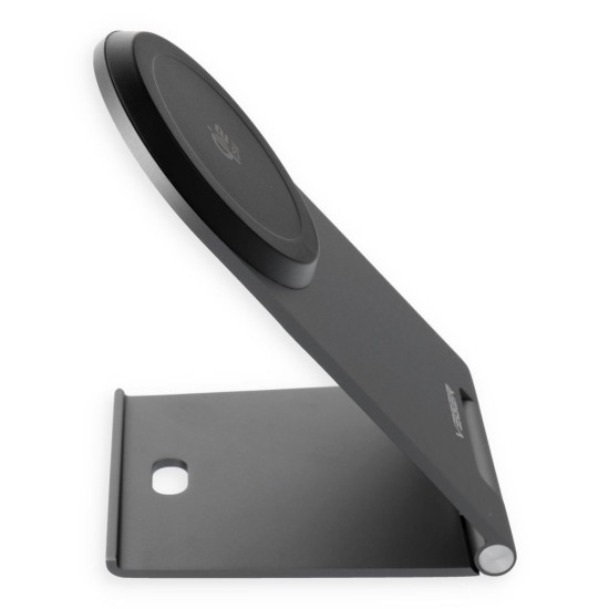Veger Q3 Pro Foldable Qi2.2 25W Wireless Charger with MagSafe - Melns - Ātrs induktīvs bezvadu USB-C lādētājs paliktnis