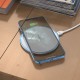 Hoco CW6 Pro Wireless Charger 15W with LED light - Balts - Induktīvs bezvadu USB lādētājs paliktnis