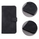 Smart Velvet Book Case priekš Samsung Galaxy S26 Plus 5G - Melns - sāniski atverams maciņš ar stendu / grāmatveida maks