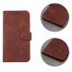 Smart Velvet Book Case priekš Samsung Galaxy S26 Plus 5G - Brūns - sāniski atverams maciņš ar stendu / grāmatveida maks
