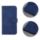 Smart Velvet Book Case priekš Samsung Galaxy S26 Plus 5G - Tumši Zils - sāniski atverams maciņš ar stendu / grāmatveida maks