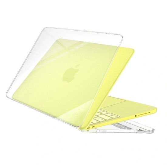 Tech-Protect Smartshell Protective Case priekš Apple MacBook Neo 13-inch (2026) A3404 - Caurspīdīgs - plastikas no abām pusēm apvalks / maciņš