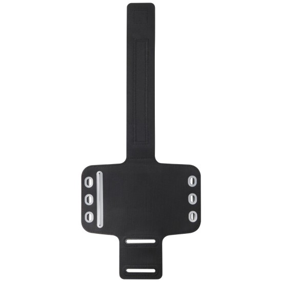 Spigen A703 Universal Sport Armband priekš viedtālruņiem ar 6.5 - 6.9 inch ekrānu - Melns - Universāls maks ietvars - Sporta futrālis rokas aproce fitnesam saite