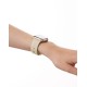 iDeal of Sweden Soft Swirl Silicone S-M Watch Band priekš Apple Watch 38 / 40 / 41 mm / Series 10 / 11 (42mm) - Cloud Dancer - silikona siksniņa (josta) priekš pulksteņiem