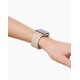 iDeal of Sweden Soft Braid Watch Band priekš Apple Watch 38 / 40 / 41 mm / Series 10 / 11 (42mm) - Perfect Beige - auduma siksniņa (josta) priekš pulksteņiem