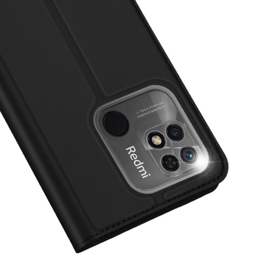 Dux Ducis Skin Pro series priekš Samsung Galaxy Xcover 7 Pro - Melns - sāniski atverams maciņš ar magnētu un stendu