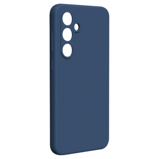 Etteri Silicone Back Case для Samsung Galaxy S24 FE 5G S721 - Тёмно Синий - силиконовая накладка / бампер-крышка