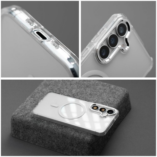 Clear Hybrid MagSafe Back Case для Samsung Galaxy A16 4G A165 / A16 5G A166 - Прозрачный - силиконовая-пластиковая накладка / бампер-крышка