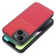 Forcell Noble Back Case для Samsung Galaxy A16 4G A165 / A16 5G A166 - Красный - накладка из искусственный кожи с встроенной металической пластиной / бампер-крышка