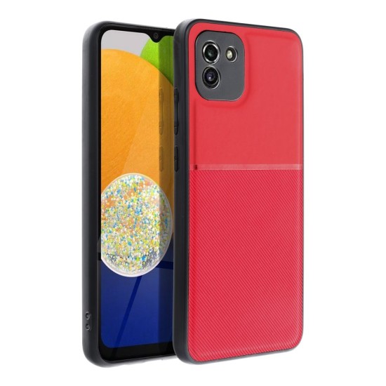 Forcell Noble Back Case для Samsung Galaxy S26 FE 5G S741 - Красный - накладка из искусственный кожи с встроенной металической пластиной / бампер-крышка