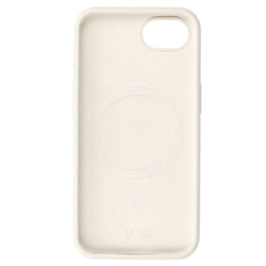 Silicone Thin Mag Case with MagSafe priekš Apple iPhone 16e / 17e - Бежевый - силиконовый чехол-накладка / бампер-крышкa