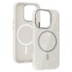 Glitter Thin Magsafe Back Case для Apple iPhone 16e / 17e - Серый - силиконовый чехол-накладка / бампер крышка