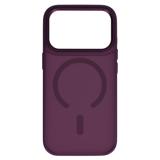 Liavec Cloudy Metal Camera Frame Back Case with MagSafe priekš Apple iPhone 17 Pro Max / 18 Pro Max - Violets - silikona-plastikāta aizmugures apvalks / bampers-vāciņš