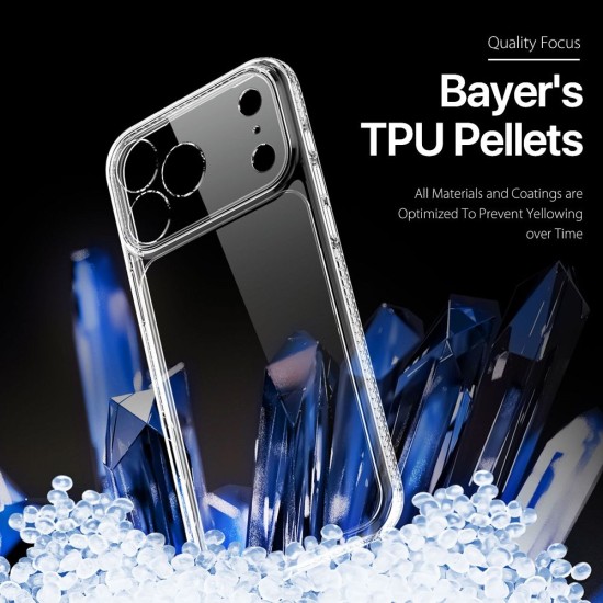 Dux Ducis Clin Back Case для Apple iPhone 17 Pro Max / 18 Pro Max - Прозрачный - силиконовая-пластиковая накладка / бампер-крышка