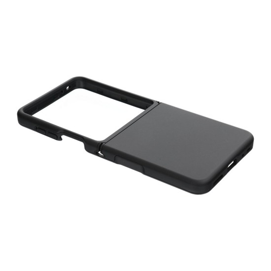 Hard Cover priekš Samsung Galaxy Flip8 5G - Melns - triecienizturīgs plastikāta aizmugures apvalks / bampers-vāciņš
