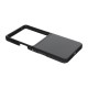 Hard Cover priekš Samsung Galaxy Flip8 5G - Melns - triecienizturīgs plastikāta aizmugures apvalks / bampers-vāciņš