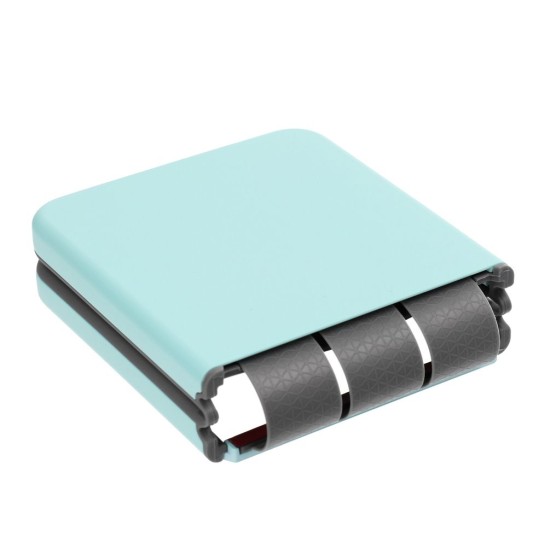Hard Cover priekš Samsung Galaxy Flip8 5G - Tirkīzs - triecienizturīgs plastikāta aizmugures apvalks / bampers-vāciņš