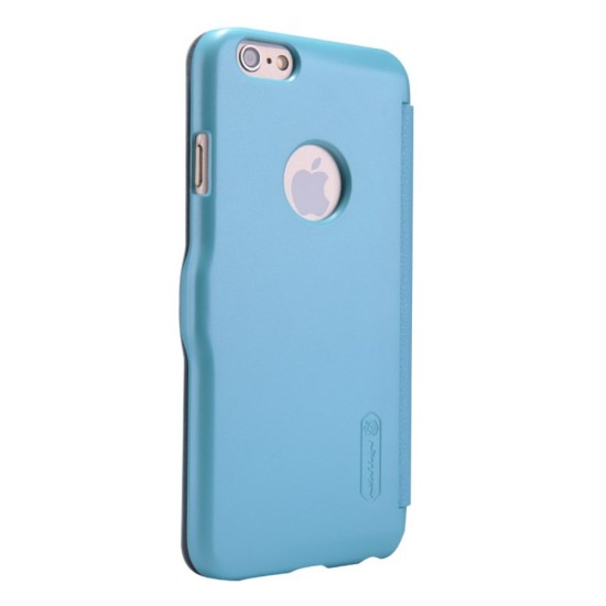 NILLKIN Fresh Series Folio Flip Leather Case priekš Apple iPhone 6 / 6S Plus 5.5 inch - Zils - sāniski atverams maciņš (ādas maks, grāmatiņa, leather book wallet case cover)