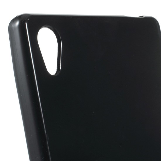 Telone Candy Super Plāns 0.3mm ar spīdumiem LG G4 Stylus H635 - Melns - silikona aizmugures apvalks (bampers, vāciņš, slim TPU silicone case cover, bumper)