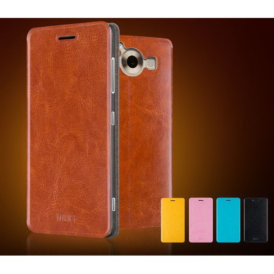 Mofi New Rui priekš Microsoft Lumia 950 - Tirkīzs - sāniski atverams maciņš ar stendu (ādas maks, grāmatiņa, leather book wallet case cover stand)