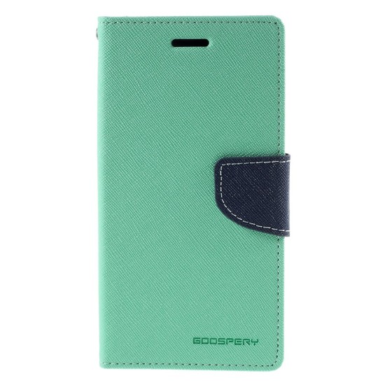 MERCURY GOOSPERY PU Leather Wallet Cover for LG G4 Beat / G4S H735 - Cyan - sāniski atverams maciņš ar stendu (ādas maks, grāmatiņa, leather book wallet case cover stand)