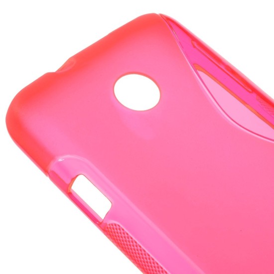 S-curve Streamline TPU Gel Shell for Huawei Ascend Y330 - Rose - silikona aizmugures apvalks (bampers, vāciņš, slim TPU silicone case cover, bumper)