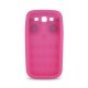 Silicon 3D Case Owl priekš LG K10 K420 / K430 - Rozā - silikona aizmugures apvalks (bampers, vāciņš, TPU silicone back case cover, bumper)