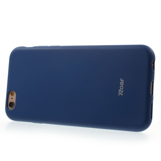 RoarKorea All Day Colorful Jelly Case priekš Samsung Galaxy J1 J100 - Zils - matēts silikona apvalks (bampers, vāciņš, slim TPU silicone cover shell, bumper)