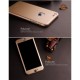 IPAKY Full Protection Hard Cover with Glass (Logo Cutout) priekš Apple iPhone 6 / 6S - Zelts - plastikas aizmugures apvalks ar aizsardzības stiklu (bampers, vāciņš, PU back cover, bumper shell)