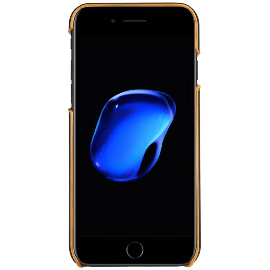 NILLKIN M-JARL Series Leather Skin PC Case priekš Apple iPhone 7 / 8 / SE2 (2020) / SE3 (2022) - Melns - ādas / plastikāta aizmugures apvalks / bampers-vāciņš