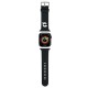 Karl Lagerfeld 3D Rubber Karl Head Series Watch Band KLAWMSLKNK priekš Apple Watch 38 / 40 / 41 mm - Melns - silikona siksniņa viedpulksteņiem