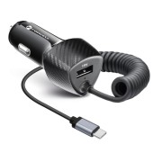 Forcell Carbon Car Charger with USB