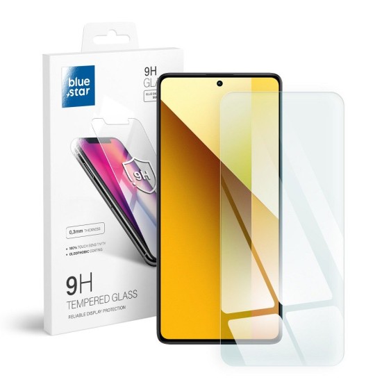 BlueStar Tempered Glass screen protector priekš Xiaomi Redmi Note 13 4G / Note 13 5G - Ekrāna Aizsargstikls / Bruņota Stikla Aizsargplēve