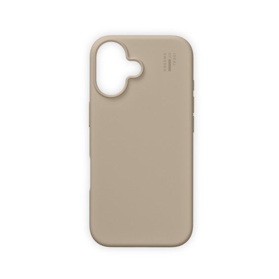 iDeal of Sweden Silicone Back Case priekš Apple iPhone 16 - Beige - silikona aizmugures apvalks / bampers-vāciņš